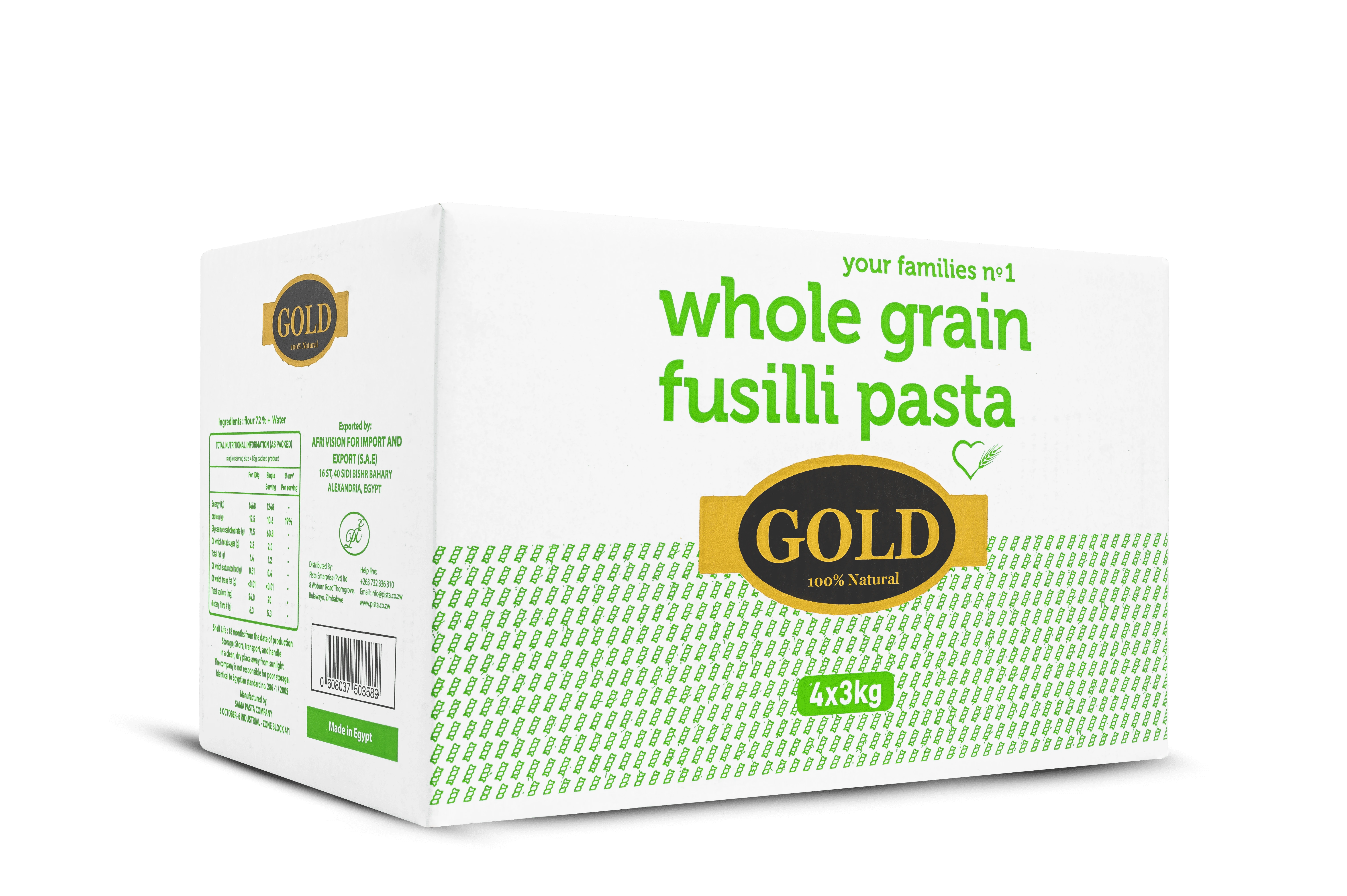 Gold pasta