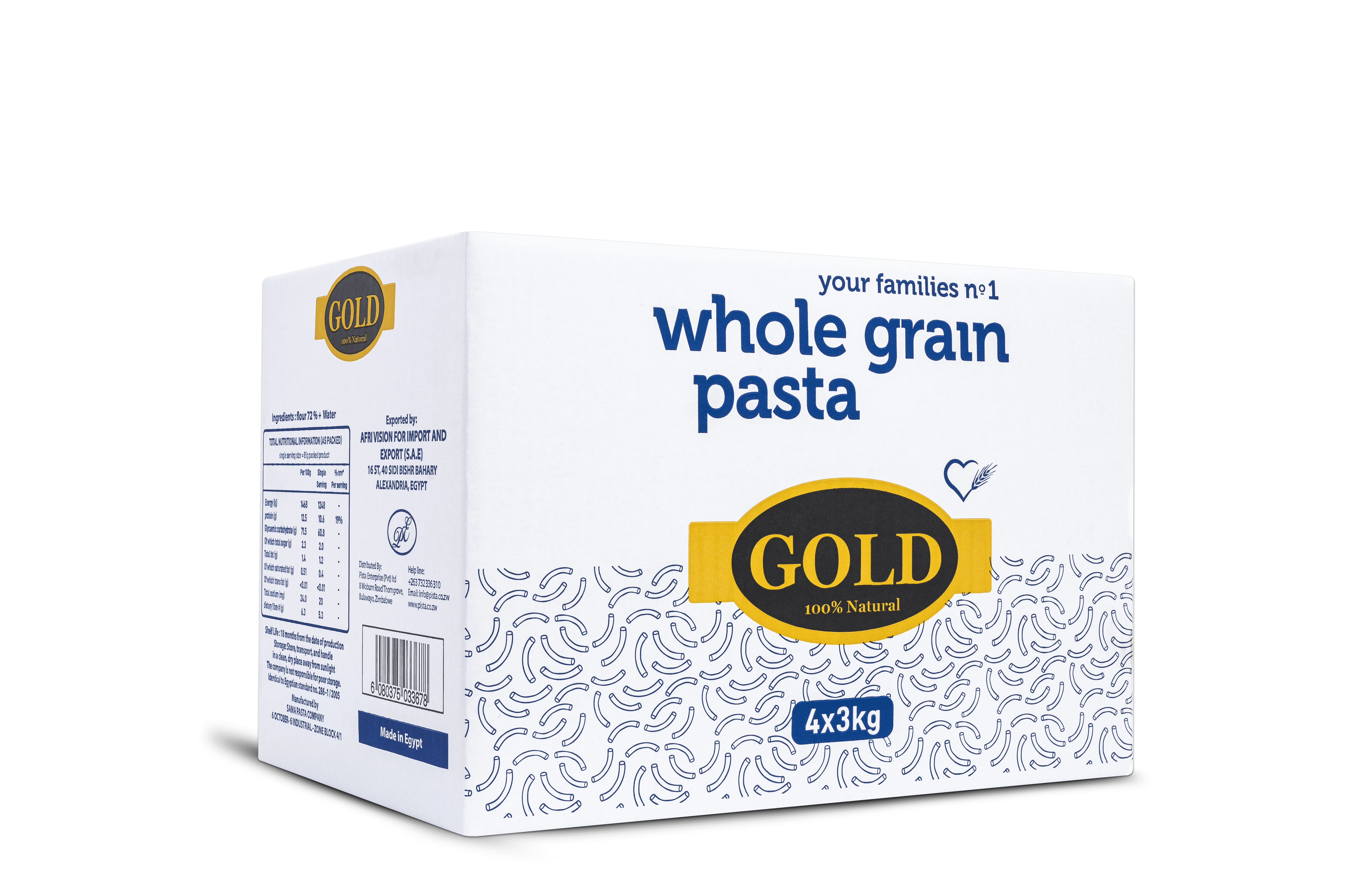 Gold pasta